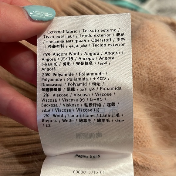 NEW Red Valentino Red Ladies Wool Blend Crewneck Sweater XS - Picture 9 of 11